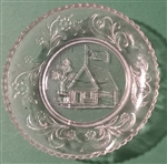 Harrison Log Cabin Cup Plate