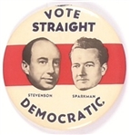 Stevenson, Sparkman Vote Straight Democratic