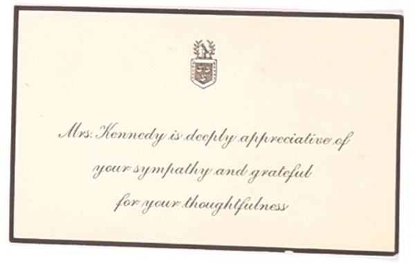 Jackie Kennedy Thank-You Card