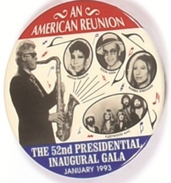 Clinton American Inaugural Gala Concert Pin