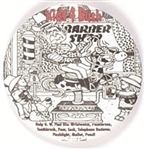 Bush Barber Shop Puzzle Pin