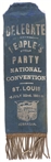 Peoples Party Nebraska Delegate Ribbon
