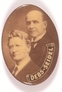 Debs and Seidel Oval Socialist Jugate