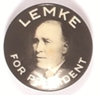  Lemke for President 1936 Celluloid