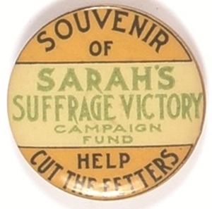 Sarahs Suffrage Victory Help Cut the Fetters