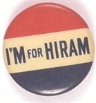 Im for Hiram Johnson Celluloid