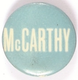McCarthy Blue and White Celluloid