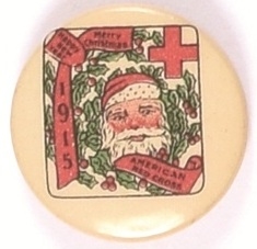 Santa Claus Red Cross World War I Pin