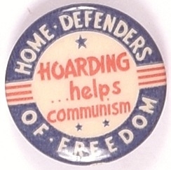 Hoarding Helps Communism