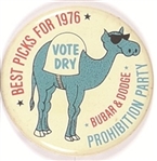 Bubar, Dodge Vote Dry in 1976