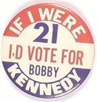If I Were 21 Id Vote for Kennedy