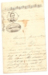 1860 Letter on Lincoln Stationary