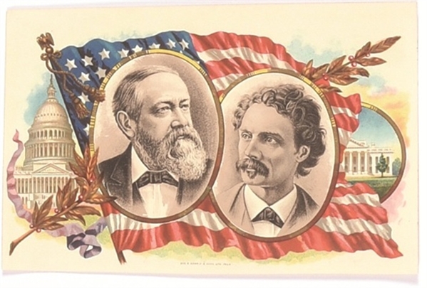 Harrison, Reid Colorful Lithograph Jugate