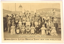 NY Worlds Fair Little People Postcard