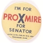 Im for Proxmire, Wisconsin