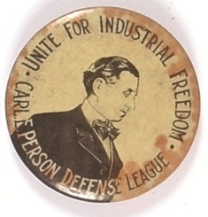 Carl Person Defense League 1914 Labor Murder Case