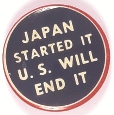 Japan Started It US Will End It