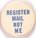 Register Mail Not Me