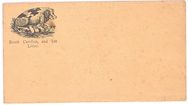 South Carolina and Her Litter Civil War Cover