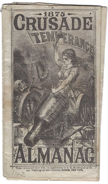 Temperance Crusade 1875 Almanac