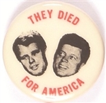 The Kennedys They Died for America